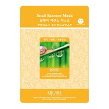 MJCARE Essence Маска тканевая УЛИТКА Snail Essence Mask, 23г