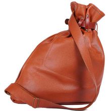 Кожаный рюкзак Селена рыжий