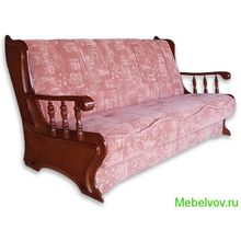 Диван-книжка Фараон с деревянными подлокотниками