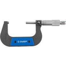 Микрометр ЗУБР "ЭКСПЕРТ" гладкий механический, МК 75, диапозон 50-75мм, шаг измерения 0,01мм
