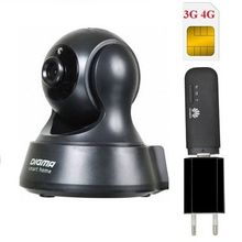 ShopCarry Cam360-1 беспроводная камера видеонаблюдения 3g 4G поворотная с микрофонам и динамиком (комплект)
