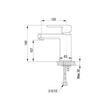 Raiber Смеситель для раковины Pikus R1401