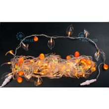 Rich LED ФЛОРА 10 м, цвет:желтый. Прозрачный провод