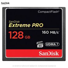 Карта памяти SanDisk Compact Flash 128GB Extreme Pro (160MB s)  SDCFXPS-128G