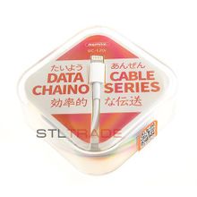 Data кабель USB Remax Chaino (RC-120i) iPhone 5 6 белый