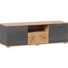 Алмаз. Любимый дом Фиджи Тумба под ТВ 1400 (Дуб Золотой Антрацит)