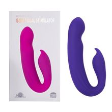 Фиолетовый вибратор G-Spot Dual Stimulator - 17,1 см. (224718)