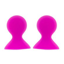 Dream Toys Ярко-розовые помпы для сосков LIT-UP NIPPLE SUCKERS LARGE PINK