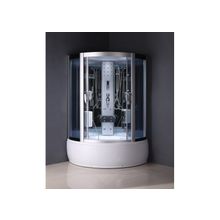 ODA 8322 Душевая кабина 120*120 тонированное зеркальное стекло (белая) - 8322 Душевая кабина 1200*1200*2150 тонированное зеркальное стекло (белая)