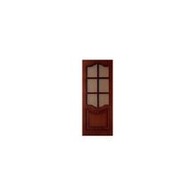 Шпонированная дверь. модель: Оренсе ПО Макоре файн-лайн шпон (Размер: 900 х 2000 мм., Комплектность: + коробка и наличники, Цвет: Маккоре)