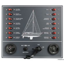 Osculati Control panel thermo-magnetic switches sailboat, 14.809.01