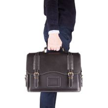 Портфель-кофр Адъютант коричневый