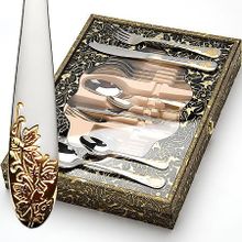 23343 Столовый набор 24пр в прозр кор МВ (х10)