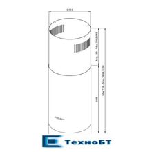 Островная вытяжка Korting KHA 39970 N Cylinder