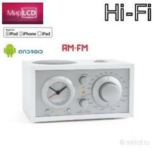 Tivoli Audio Model Three Clock Radio White   Silver