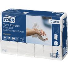 Tork Xpress Premium Extra Soft Multifold Н2 100 полотенец в пачке