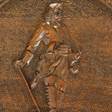 Нарды резные "Петр 1" с ручкой