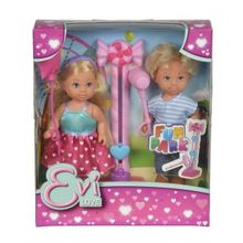 Штеффи Еви и Тимми на аттракционах