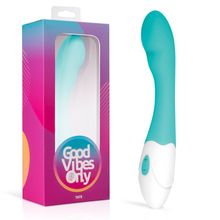 Зеленый вибратор для G-стимуляции Tate G-Spot Vibrator - 20 см.