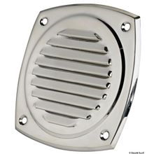 Osculati SS louvred vent 125x125 mm, 53.302.02