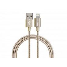 USB-кабель Smarterra STR-AL002M (1м, нейлон, золотистый)