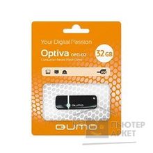 Qumo USB 2.0  32GB Optiva 02 Black QM32GUD-OP2-black