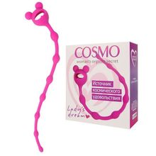 Цепочка анальная Cosmo розовая 23 см