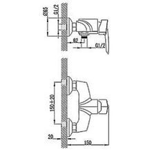 Смеситель Lemark Mars LM3503C для душа