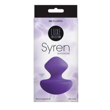 NS Novelties Фиолетовый универсальный вибромассажер Luxe Syren Massager