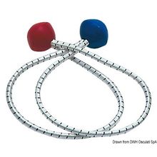 Osculati Sail tie w plastic ball ends 600 mm, 63.576.00