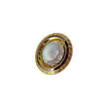 Elvan 16001B N02 GM-G METAL+CRYSTAL точечный встаиваемый светильник