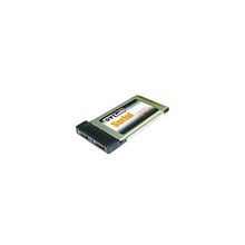 Контроллер ST-Lab C171 PCMCI Cardbus SATA 2port  Adapter, Ret