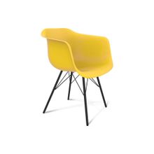 Слайн Стул Sheffilton SHT-ST31 S37 желый черный муар