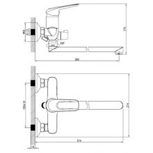 Смеситель Iddis Male MALSBL2i10