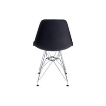 Tetchair Стул CINDY IRON CHAIR (EAMES) (mod. 002), черный 4 штуки