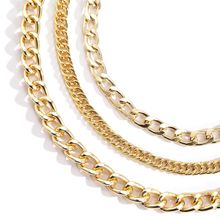 Многослойное колье под золото (арт. 83396-2)