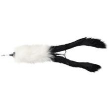 Имитация мыши Hairy Killer, 21г, White Black Tail Abu Garcia