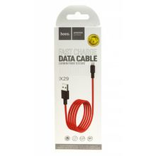USB-кабель HOCO X29 1 метр для iPhone 5 6 красный