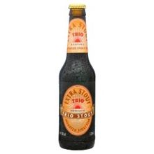 Пиво Трио Брувериж Трио Экстра Стаут, 0.330 л., 7.2%, фильтрованное, темное, стеклянная бутылка, 24