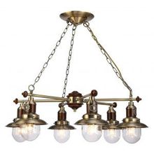Подвесная люстра SAILOR античная бронза E27 6*60W A4524LM-6AB