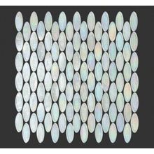 Стеклянная мозаика овальная Rose Mosaic Color Series Ellipse SE03 (плитка 20x20 мм), сетка 300x305 (в коробке 0.92 м2)