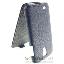 i9295 SIV Active Samsung Galaxy Кожаный чехол-книжка Melkco Premium Jacka Type синий