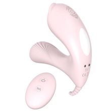 Dream Toys Нежно-розовый стимулятор LAY-ON KITTY (нежно-розовый)