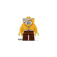 Lego Sponge Bob BOB016 Bandage on Head (Губка Боб с Повязкой) 2008
