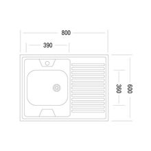 ПМ: Юкинокс Мойка Ukinox Standart 800.600 4C