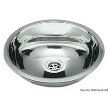 Osculati Rund sink SS, mirror polished 387 mm, 50.186.85