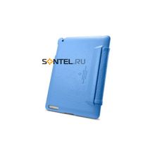 Кожаный чехол-подставка для iPad 2 Argos, голубой SGP07820