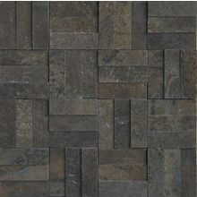 Apavisa Xtreme Black Lappato Mosaico Brick 29.75x29.75 см