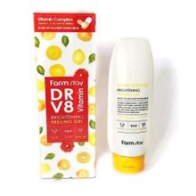 Гель отшелушивающий с комплексом витаминов FarmStay Dr-V8 Vitamin Brightening Peeling Gel 150мл