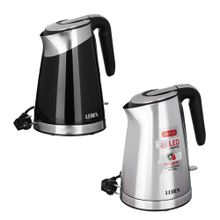 LEBEN Чайник электрический 1,7л, 2000Вт, скрытый нагр.элемент, нерж сталь